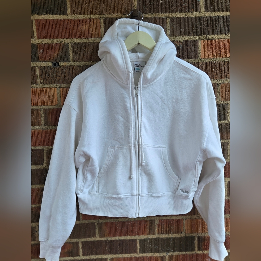 Women's White TNA Hoodie